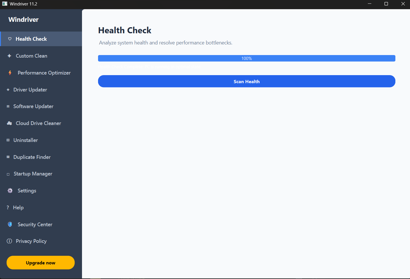 Windriver 11 Health Check Module